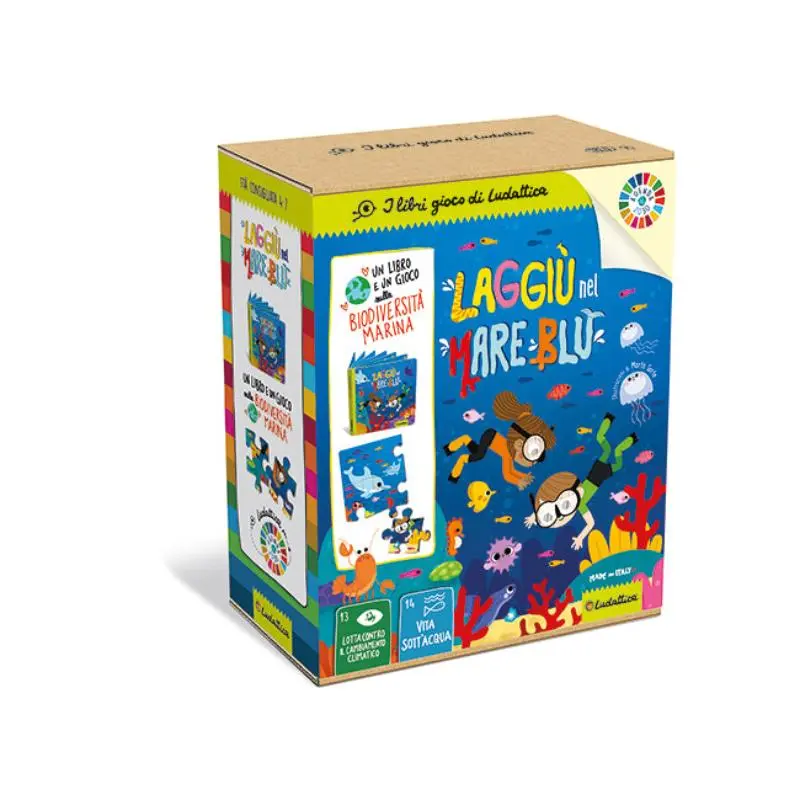 I Libri gioco di Ludattica, Laggiù nel mare blu