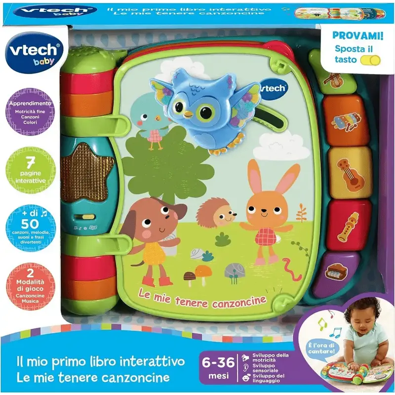 Il Mio Primo Libro Interattivo - Le Mie Tenere Canzoncine