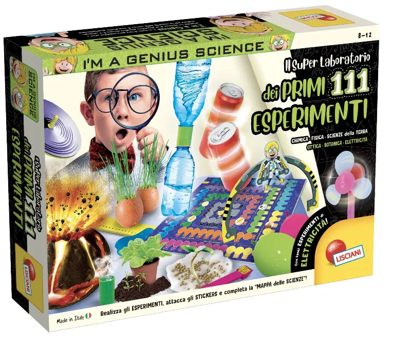 Il Super Laboratorio dei Primi 111 Esperimenti, Lisciani Giochi