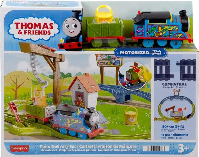 Il Trenino Thomas pista Motorizzata Avventure a Colori HTN34