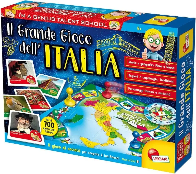 I'm a Genius il Grande Gioco dell'Italia, Lisciani Giochi