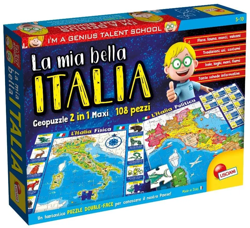 I'm a Genius Puzzle Italia, Geopuzzle Lisciani Giochi