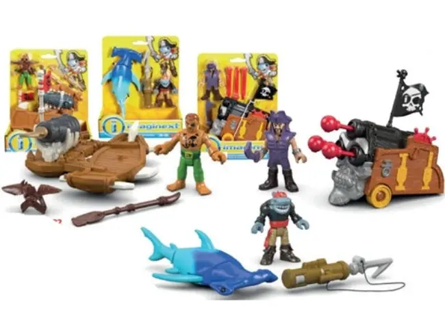 Imaginext Pirati, Personaggi con Accessori Assortiti