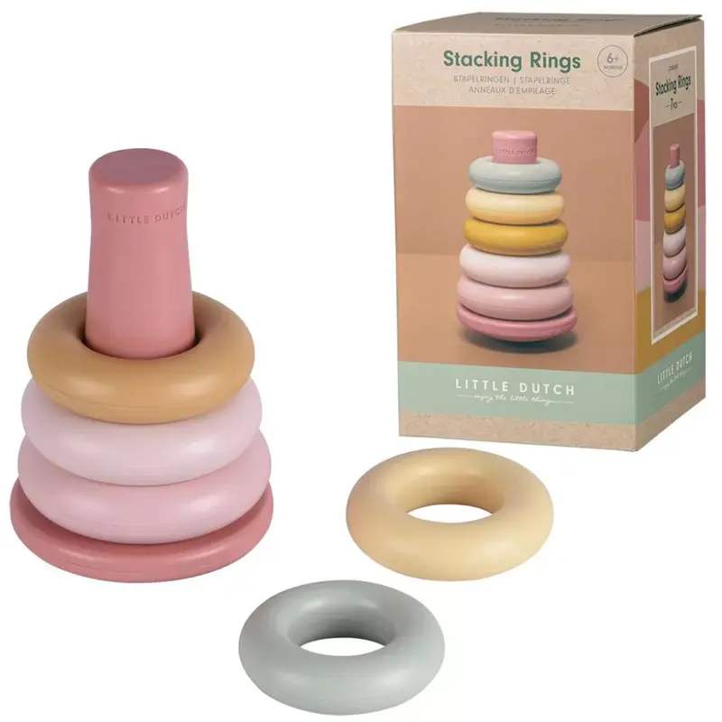 Impilabile in Plastica Rosa Little Dutch