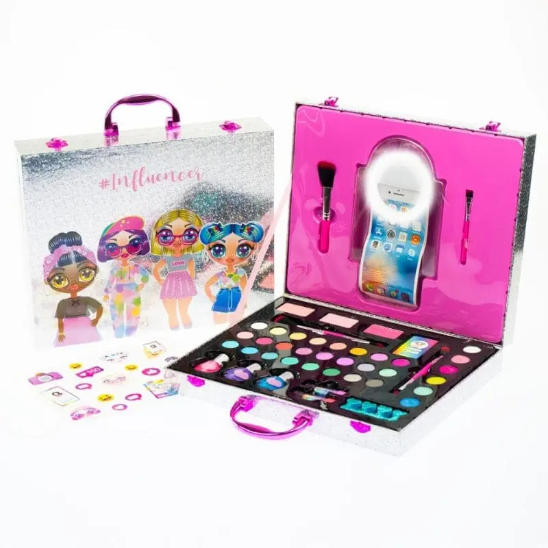 Influencer Trousse per Bambine, Valigetta Selfie con Luce