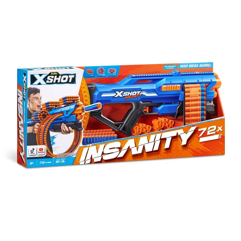 Insanity - Mad Mega Barrel Blaster Zuru Nerf