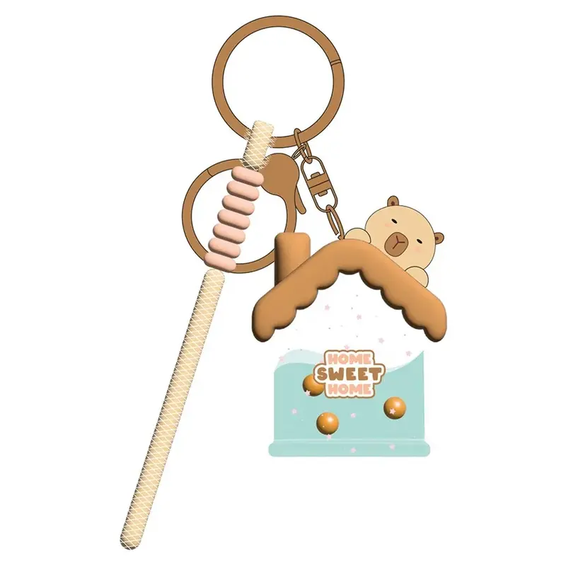 iTotal Kawaii House Capybara Keychain