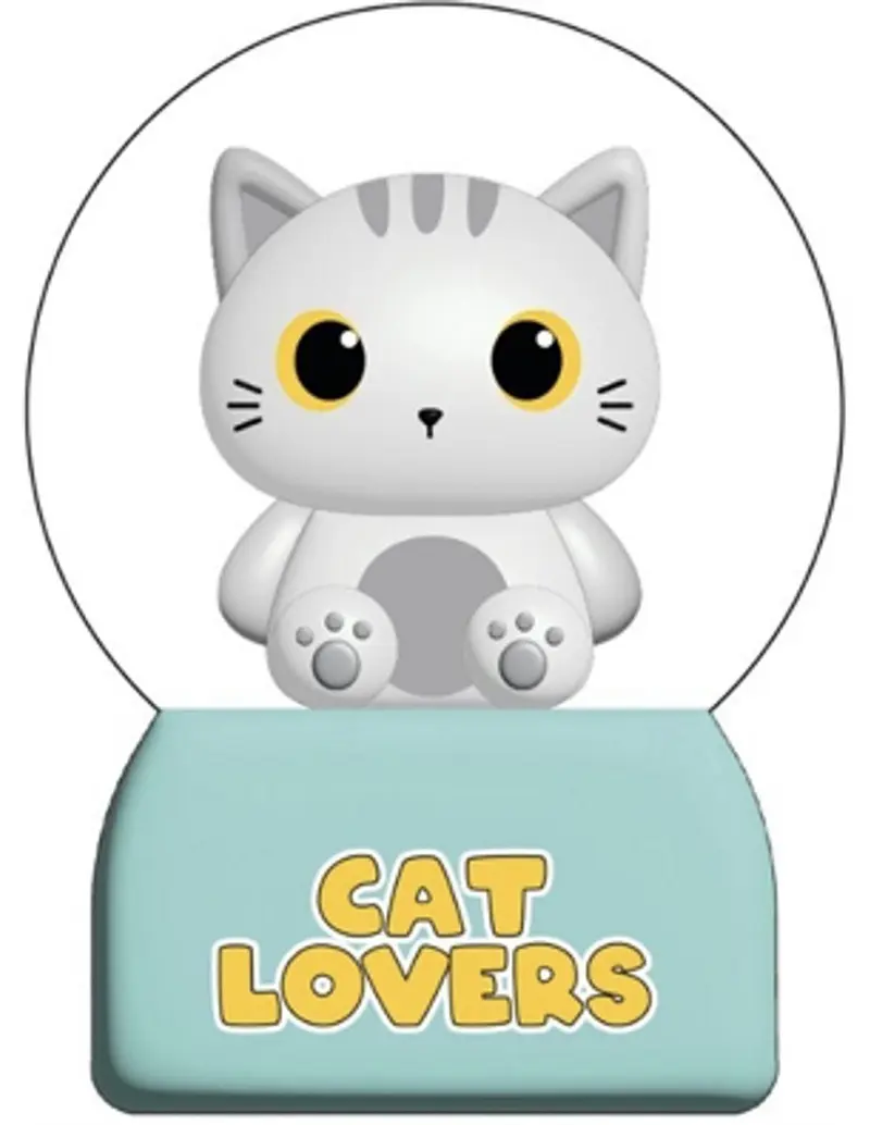 iTotal Snow Globe White Cat XL3188