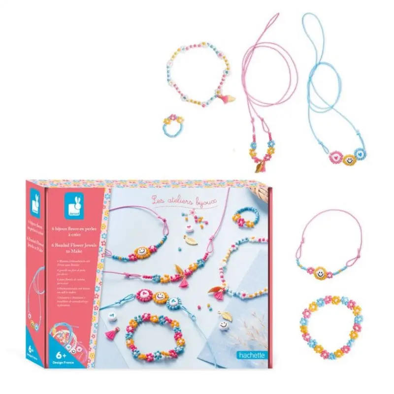 Janod 6 Gioielli Con Fiori Di Perle