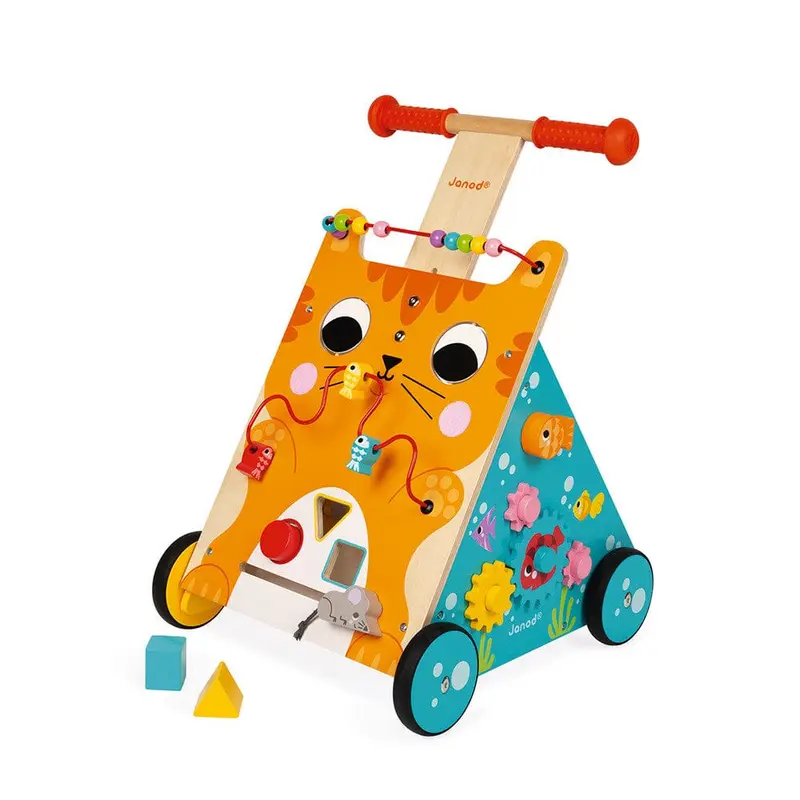 Janod Carrello Multi-Attività Gatto