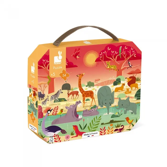Janod Puzzle Riserva Naturale - 54 Pezzi