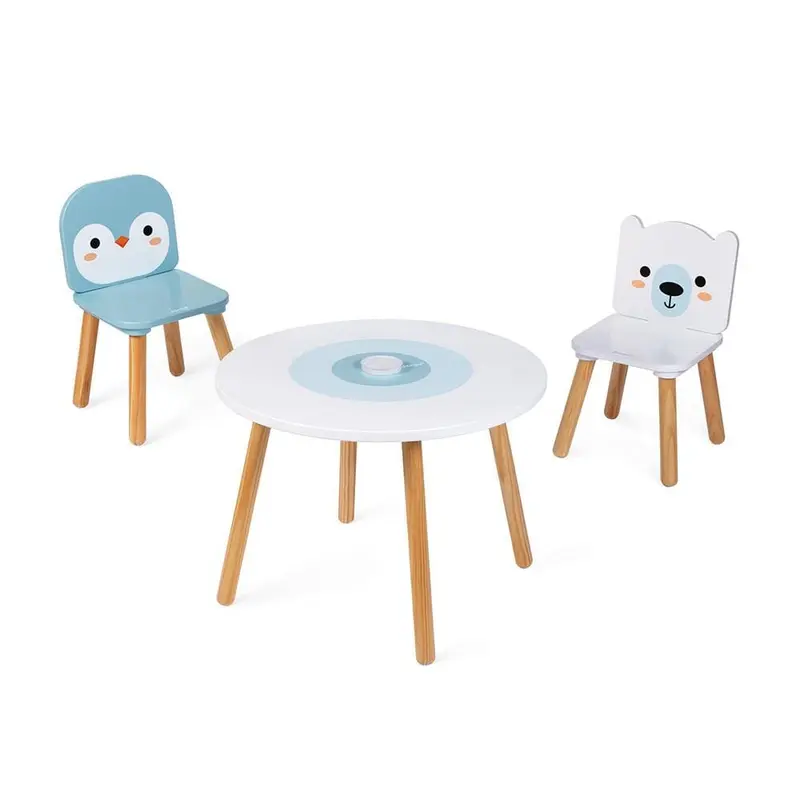 Janod Tavolo + 2 Sedie - Polar - In Legno
