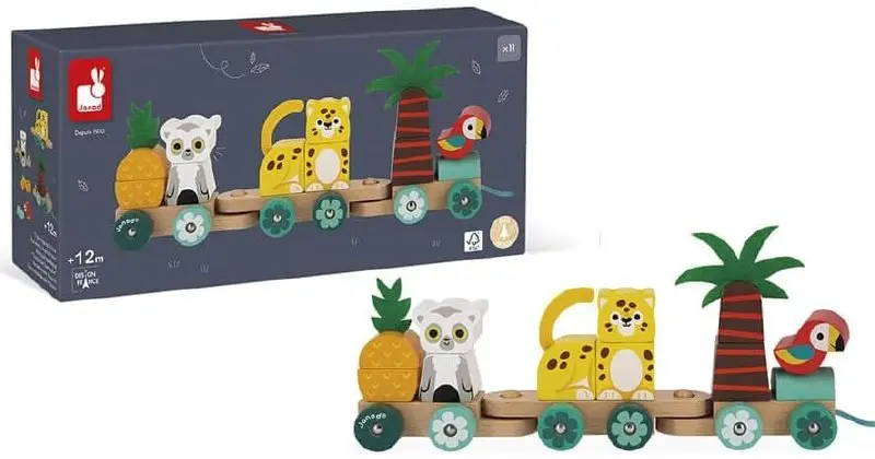 Janod Tropik - Treno Tropicale Da Trainare