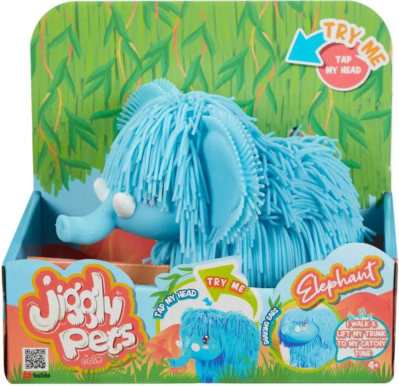 Jiggly Pets Cucciolo di Elefante Giocattolo