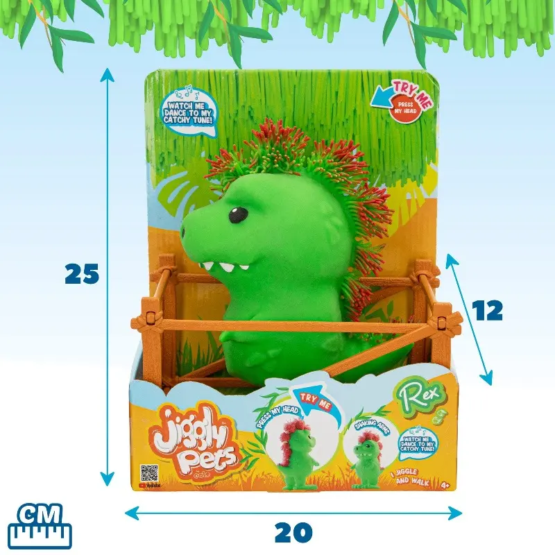 Jiggly Pets T-Rex, Dinosauro Ballerino