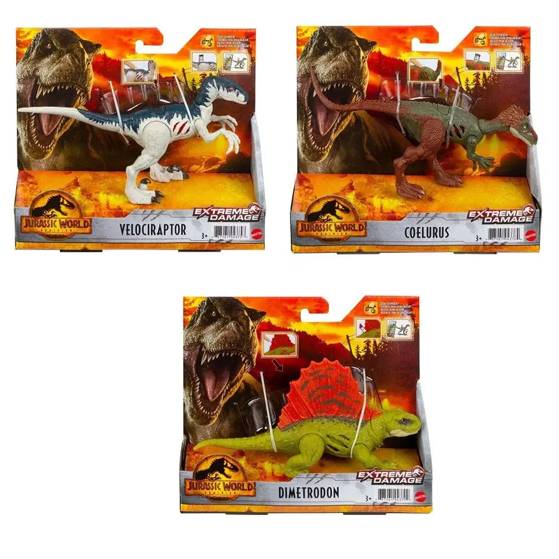Jurassic World Colpo Selvaggio, Dinosauri Extreme Damage
