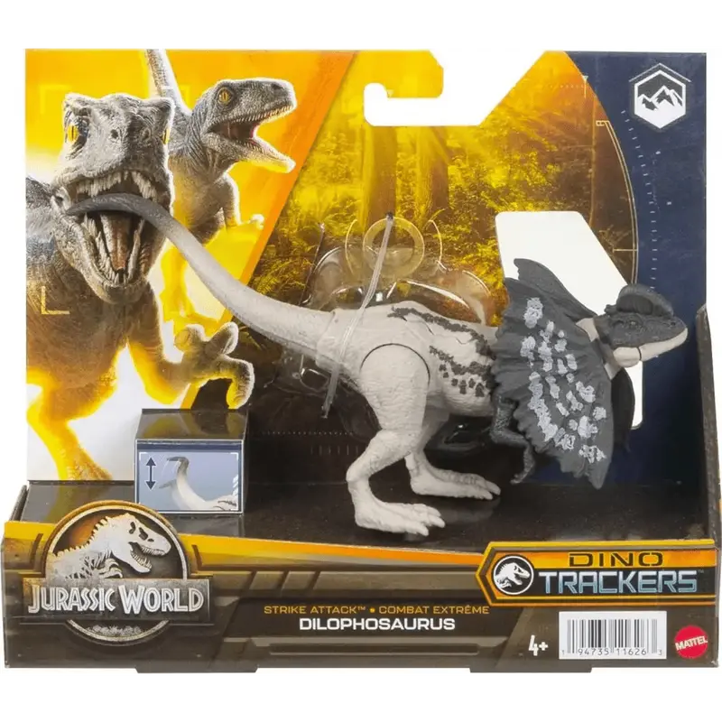 Jurassic World dinosauro Dilofosauro morso d'attacco
