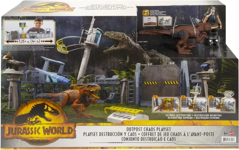 Jurassic World playset Distruzione e Caos