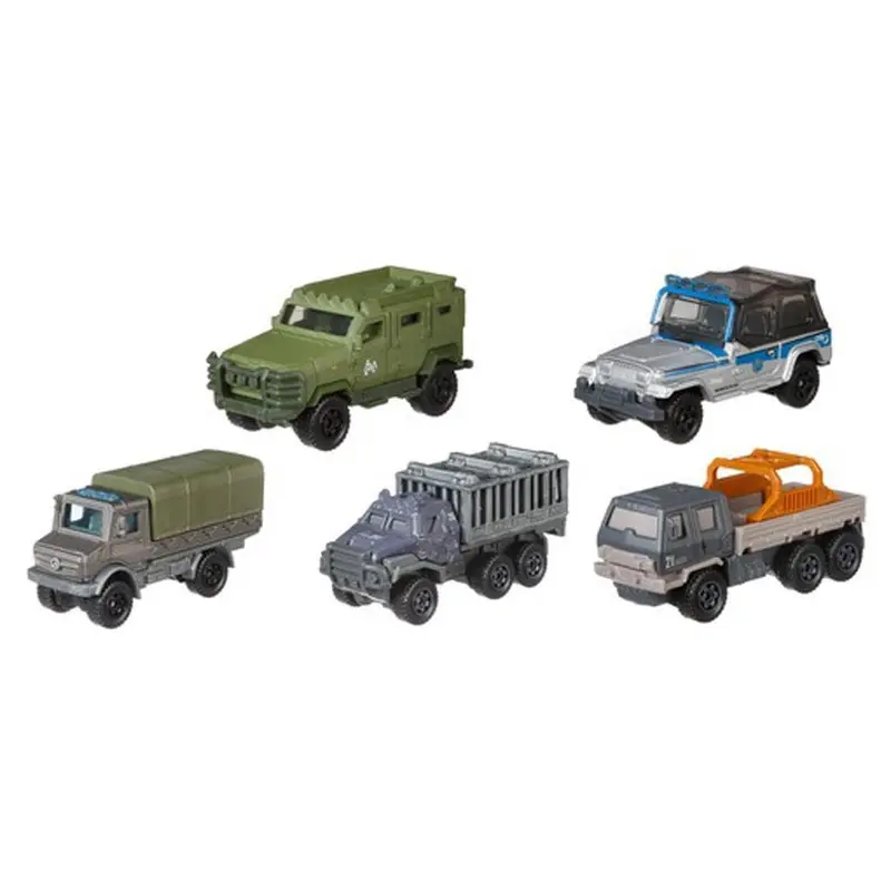 Jurassic World set da 5 Auto