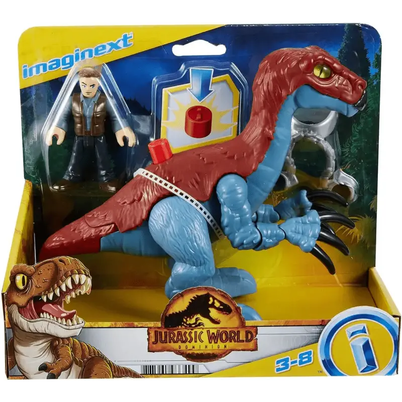Jurassic World Terizinosauro e Owen
