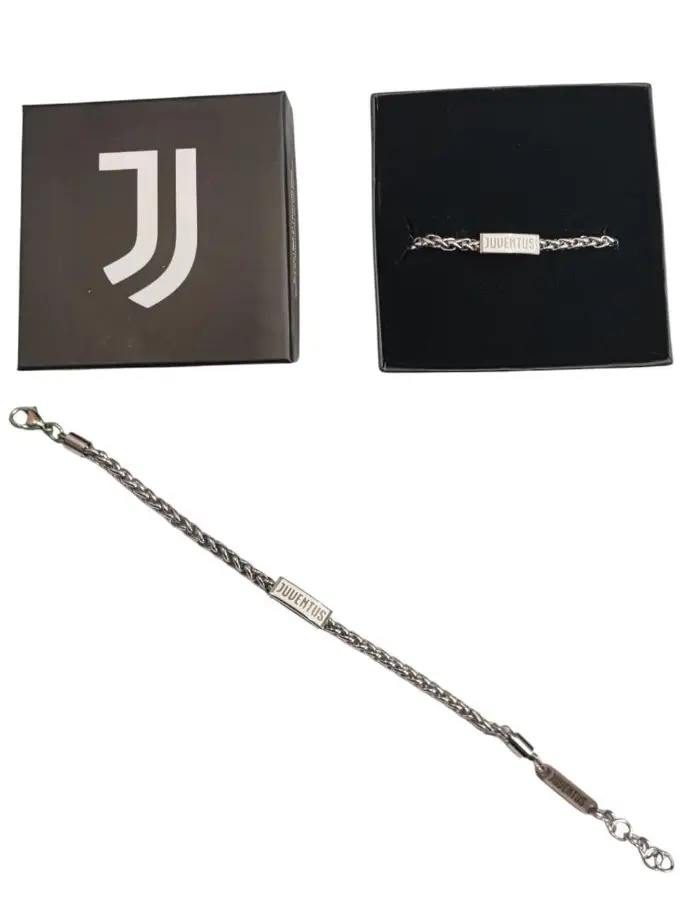 Juventus Bracciale In Acciaio Con Custodia