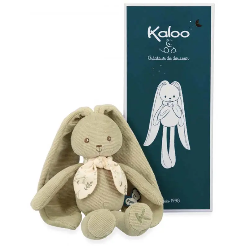 Kaloo Lapinoo - Coniglio di peluche (Verde - 25 cm).