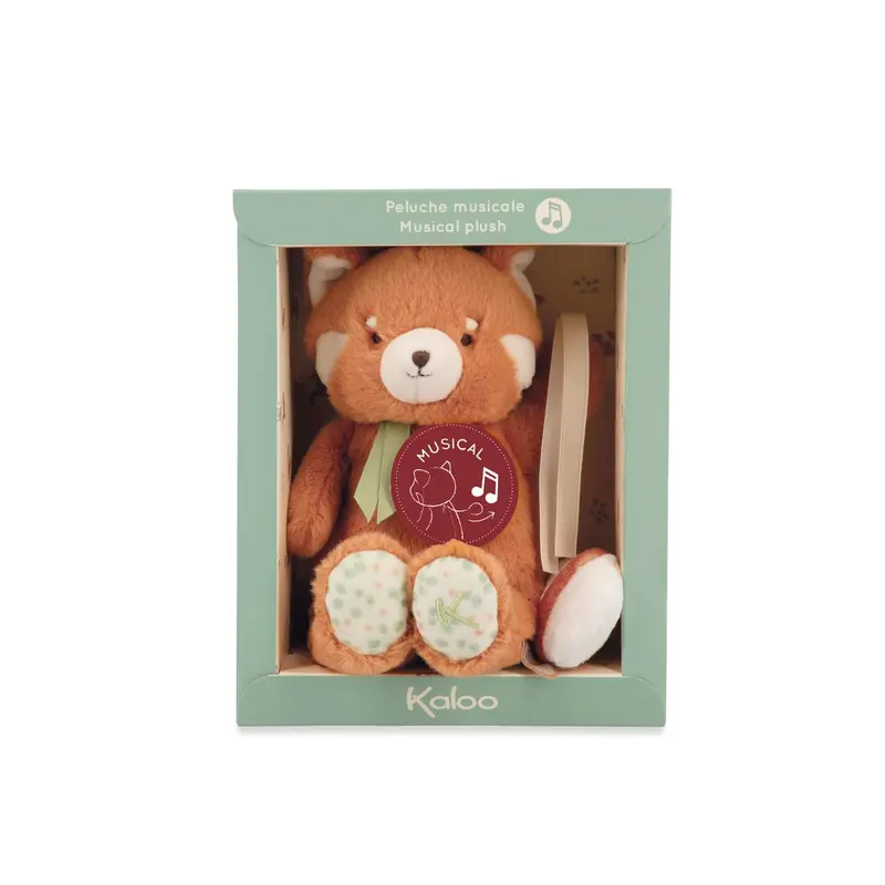 Kaloo – Peluche panda rosso musicale