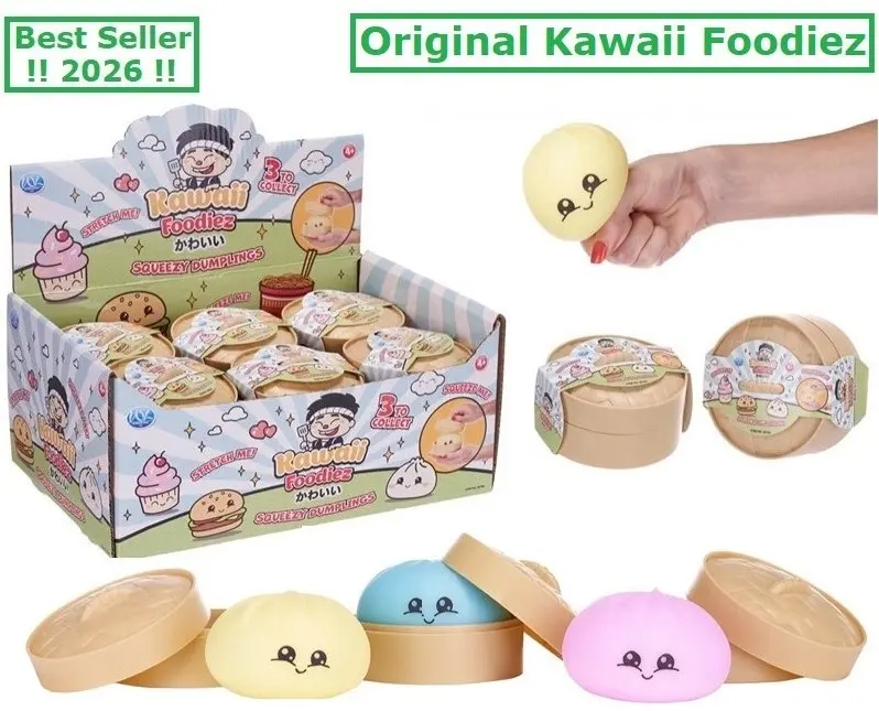Kawaii Foodiez Dumpling Squishy Ombre 8,5 cm Assortito