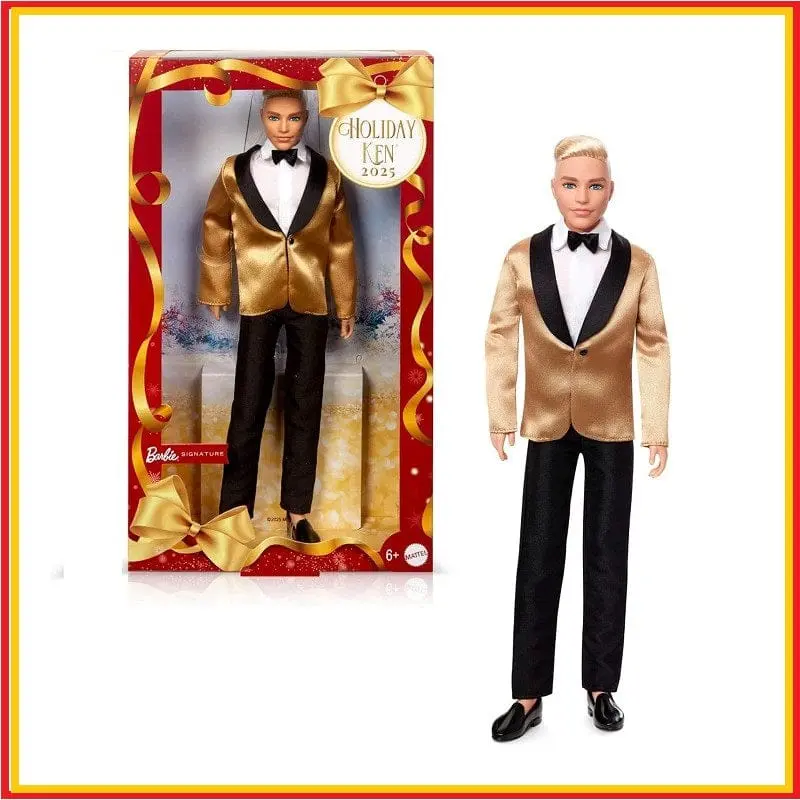 Ken Barbie Magia delle Feste, Bambola Signature 2025 Holiday