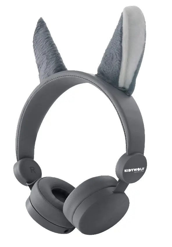 Kidywolf Cuffie Per Bambini Wolf Con Orecchiette Magnetiche