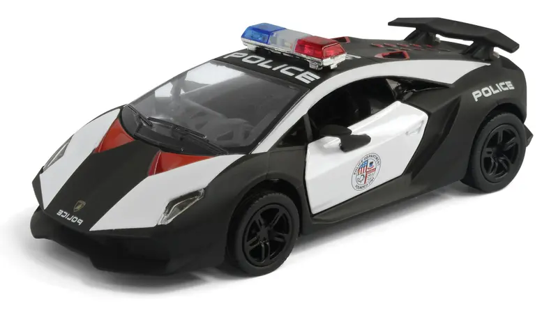 KINSMART LAMBORGHINI SESTO ELEMENTO POLIZIA DIE-CAST CON RETROCARICA colore casu