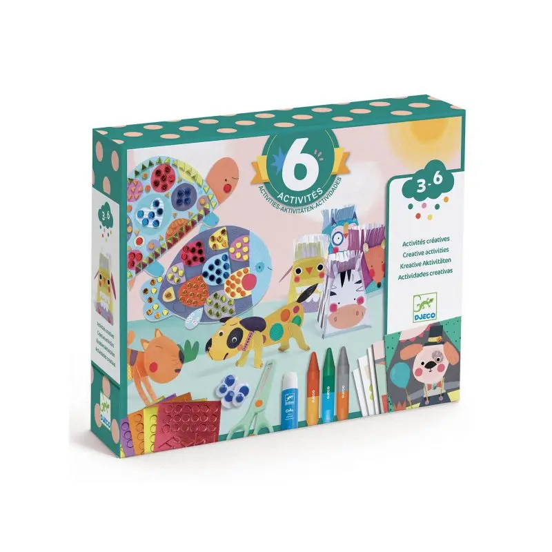KIT 6 ATTIVITA' CREATIVE, VERDE