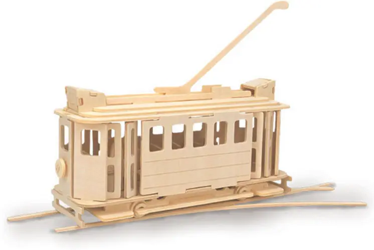 Kit costruzione Tram in legno - QUAY - Art. P306