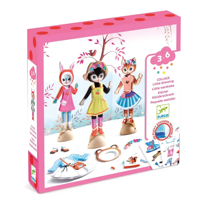 Kit Creativo Collage Piccolo Guardaroba - Collage Little Wardrobe (DJ09859)