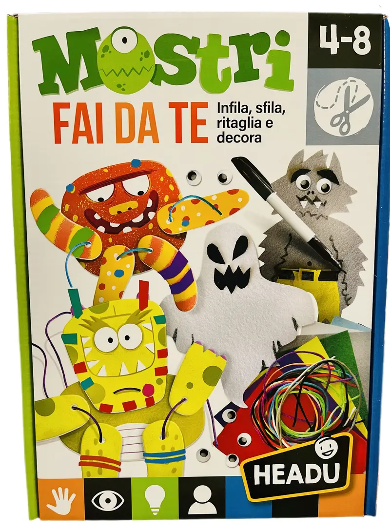 KIT CREATIVO, MOSTRI FAI DA TE 4-8