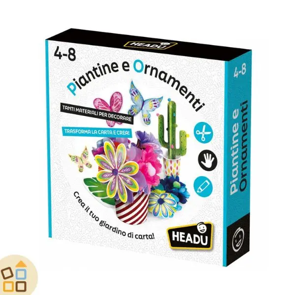 KIT CREATIVO, PIANTINE E ORNAMENTI 4-8