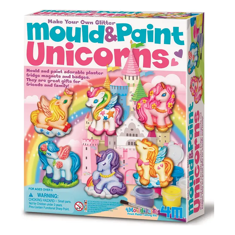 Kit Modella e Dipingi Unicorni - 4M - Art. 4708