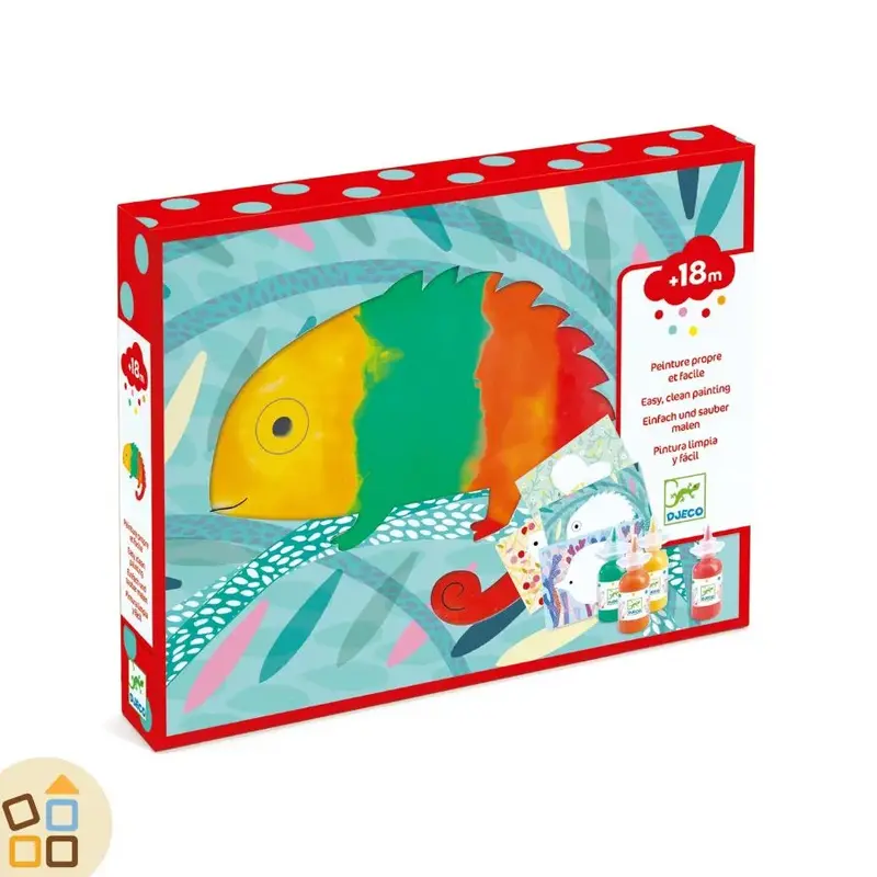 KIT PITTURA A DITO, CAMALEONTE
