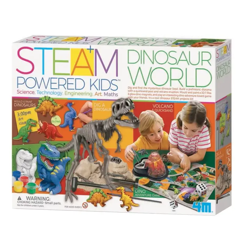 Kit STEM Il Mondo dei Dinosauri 4M