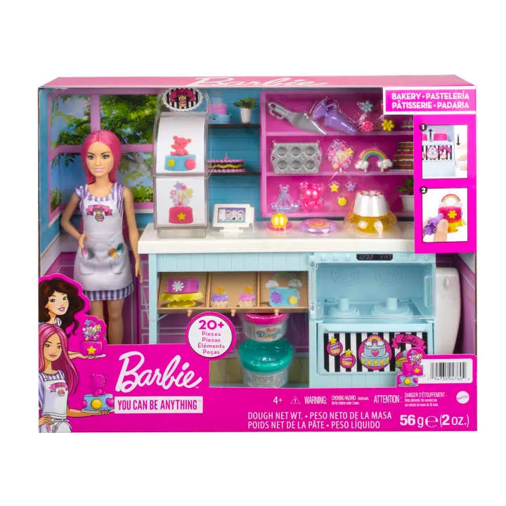 La Pasticceria di Barbie, Playset con Bambola Pasticcera e accessori