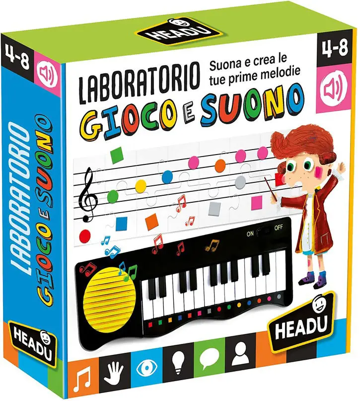 Laboratorio gioco e suono con tastiera