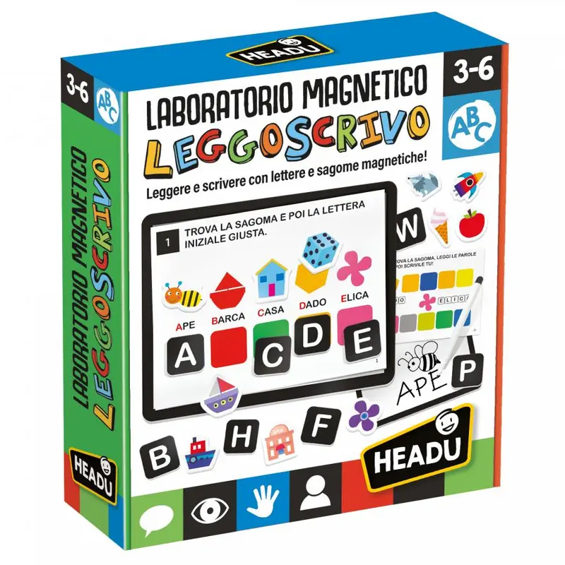 LABORATORIO MAGNETICO LEGGO E SCRIVO