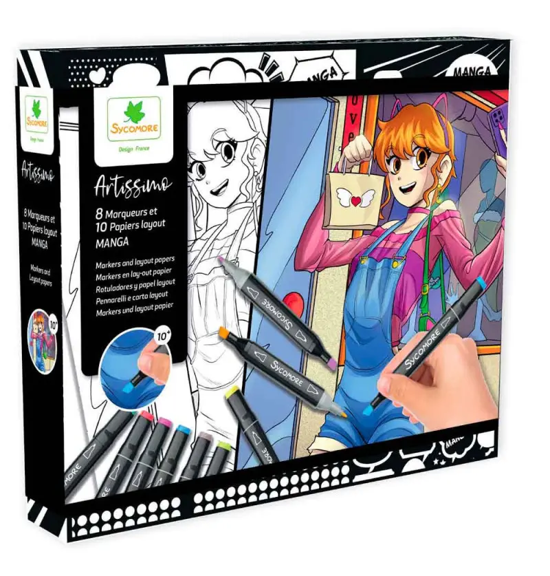 Laboratorio Manga Ragazze - Pennarelli e Carta layout - Artissimo