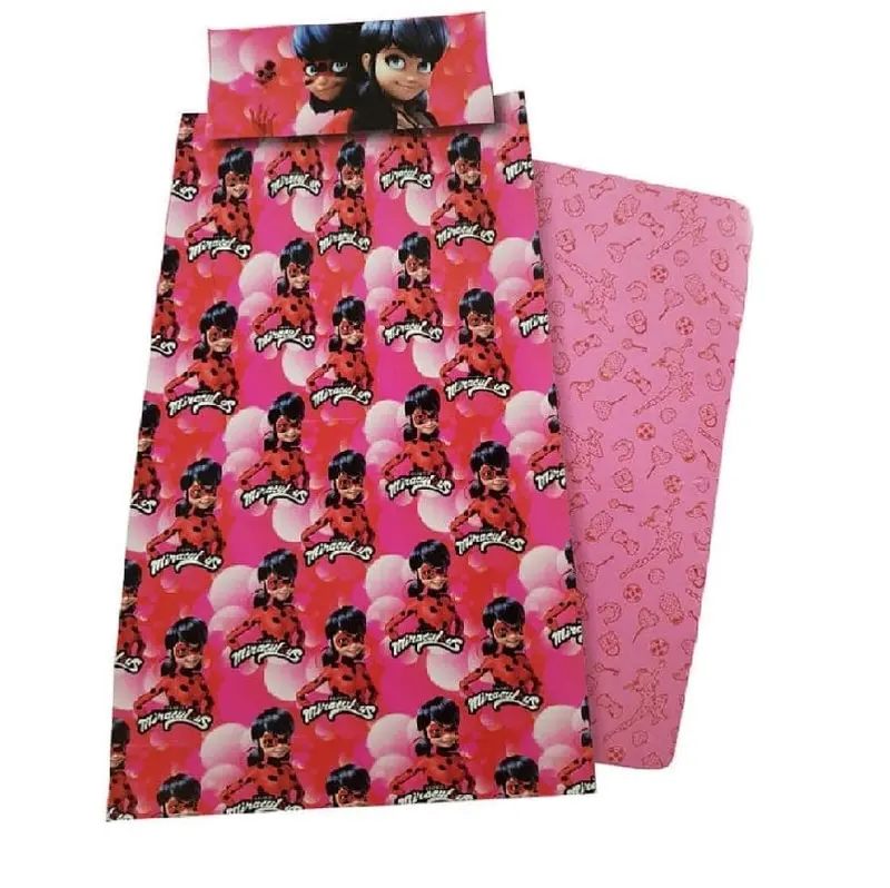 Ladybug Miraculous Set Completo Lenzuola 3Pz