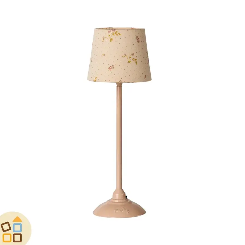 LAMPADA DA TERRA CONIGLI, FIORI LILLA