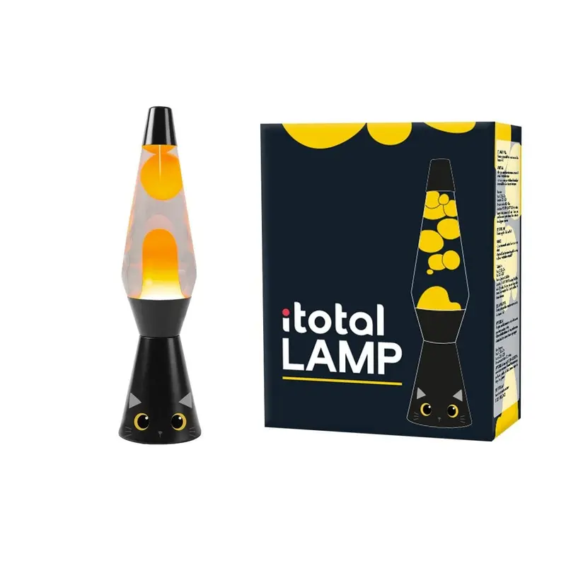 Lampada Lava Gatto Nero