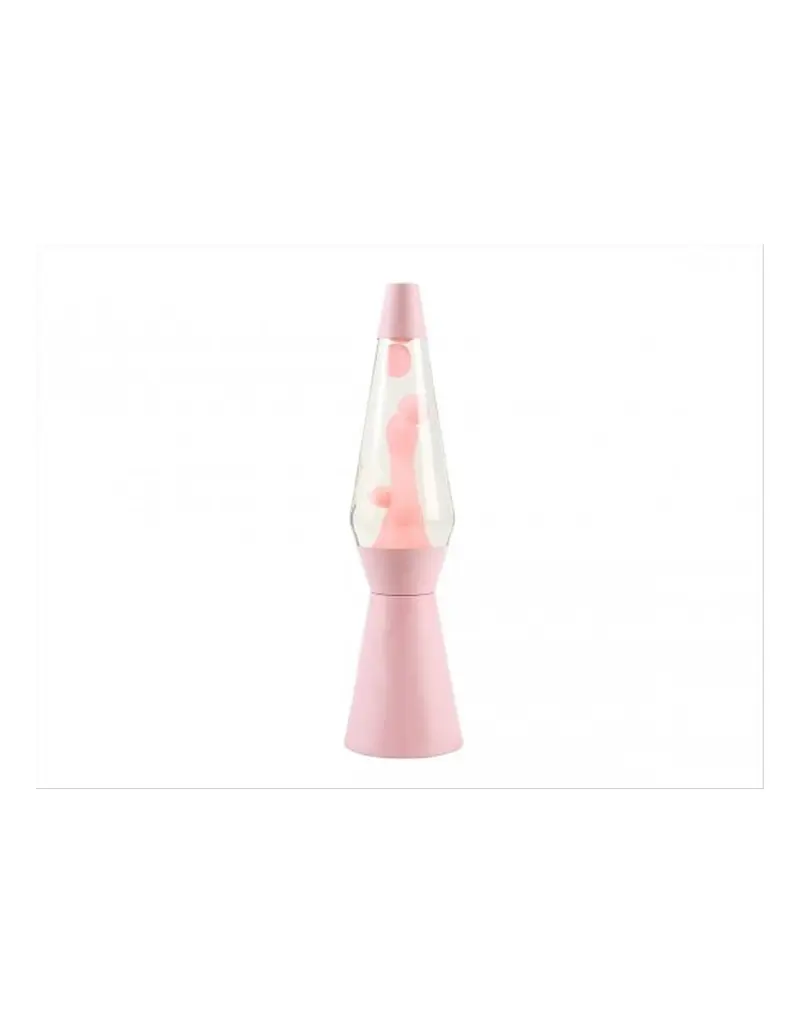 Lampada Lava Spaceship LED Rosa Pastello h40cm