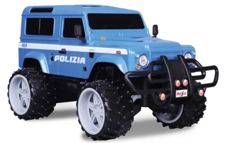 Land Rover Defender Polizia R/C scala 1