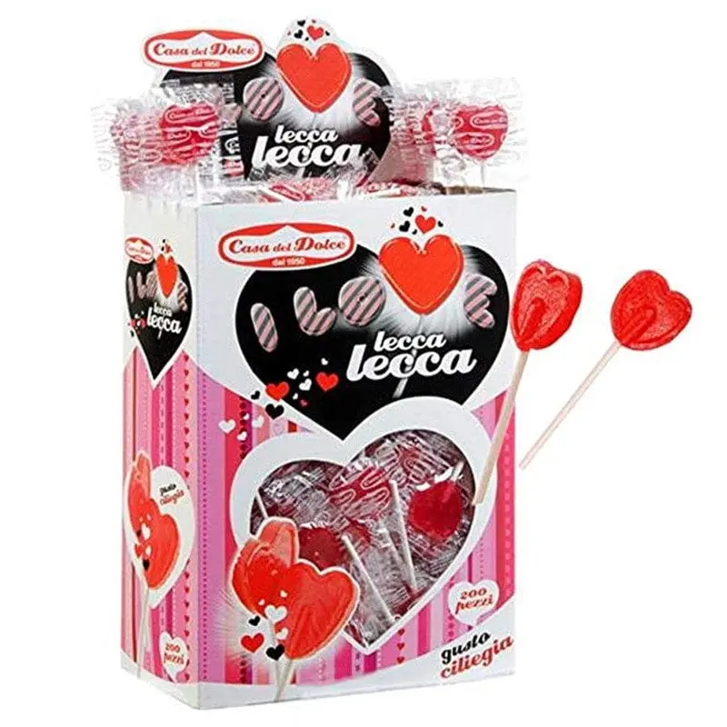Lecca Lecca Cuore alla Ciliegia 200pz