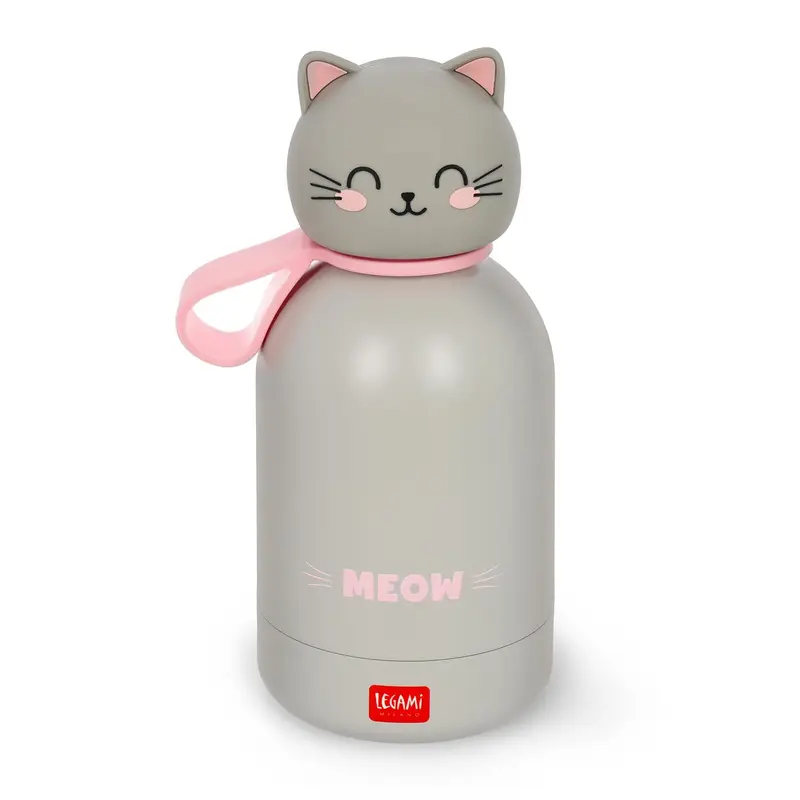 Legami Hot & Cold BFF Bottiglia Acciaio Bambini Gatto